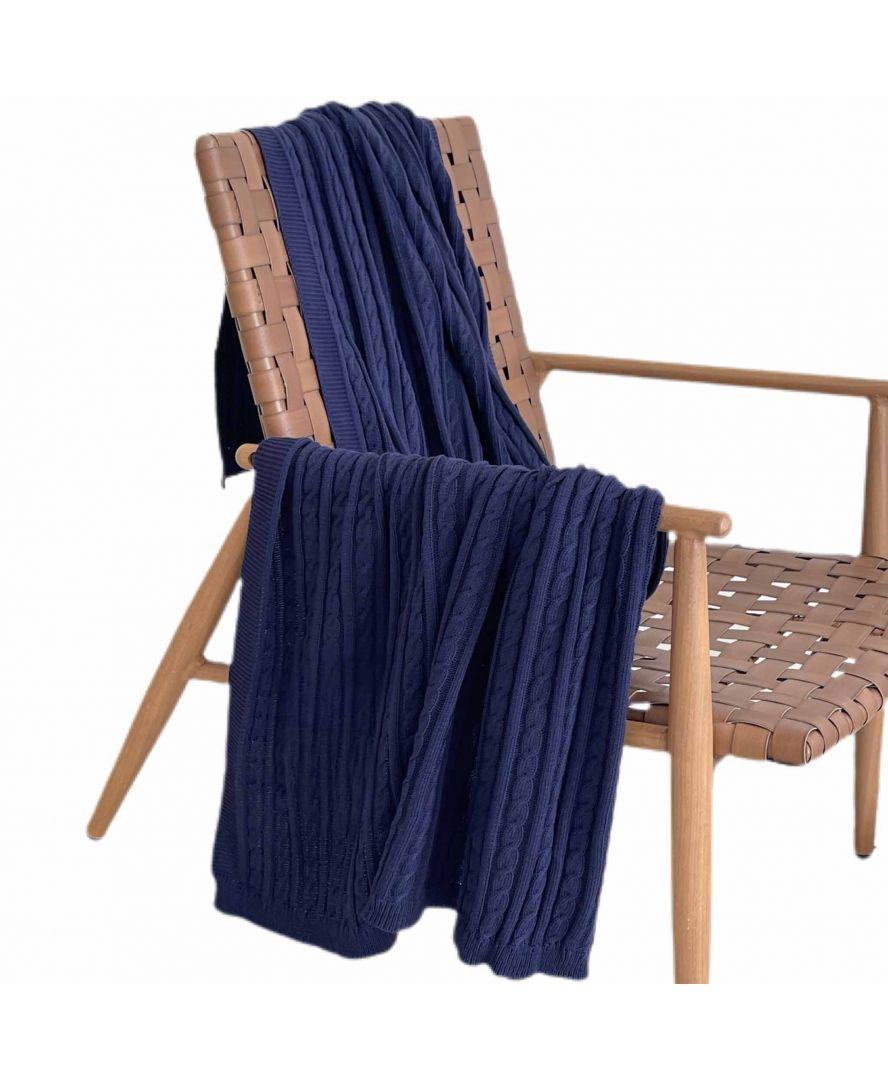 Плед Exclusive Nature 140х180 см Синій (026675) - фото 5 Плед Exclusive Nature 140х180 см Синій (026675) - фото 5