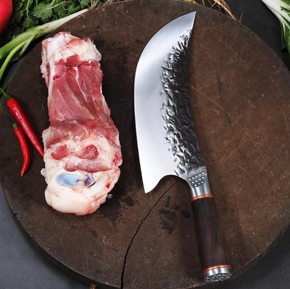 Ніж кухонний ручної роботи LZJ-18 30,5 см - фото 2 Ніж кухонний ручної роботи LZJ-18 30,5 см - фото 2