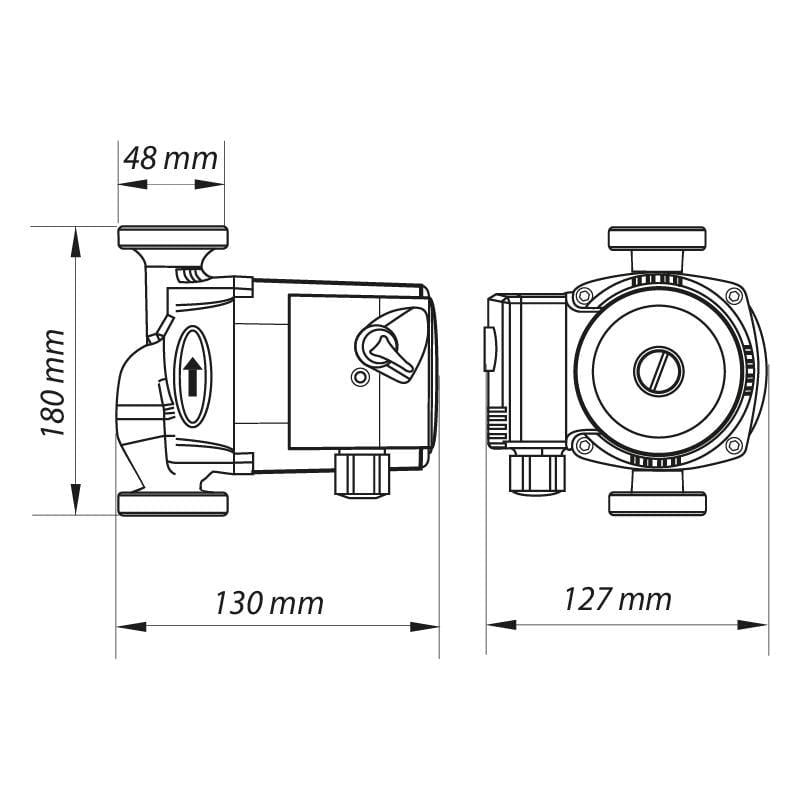 Циркуляционный насос центробежный KOER KP.GRS-25/4-130 (KP0250) - фото 6 Циркуляционный насос центробежный KOER KP.GRS-25/4-130 (KP0250) - фото 6