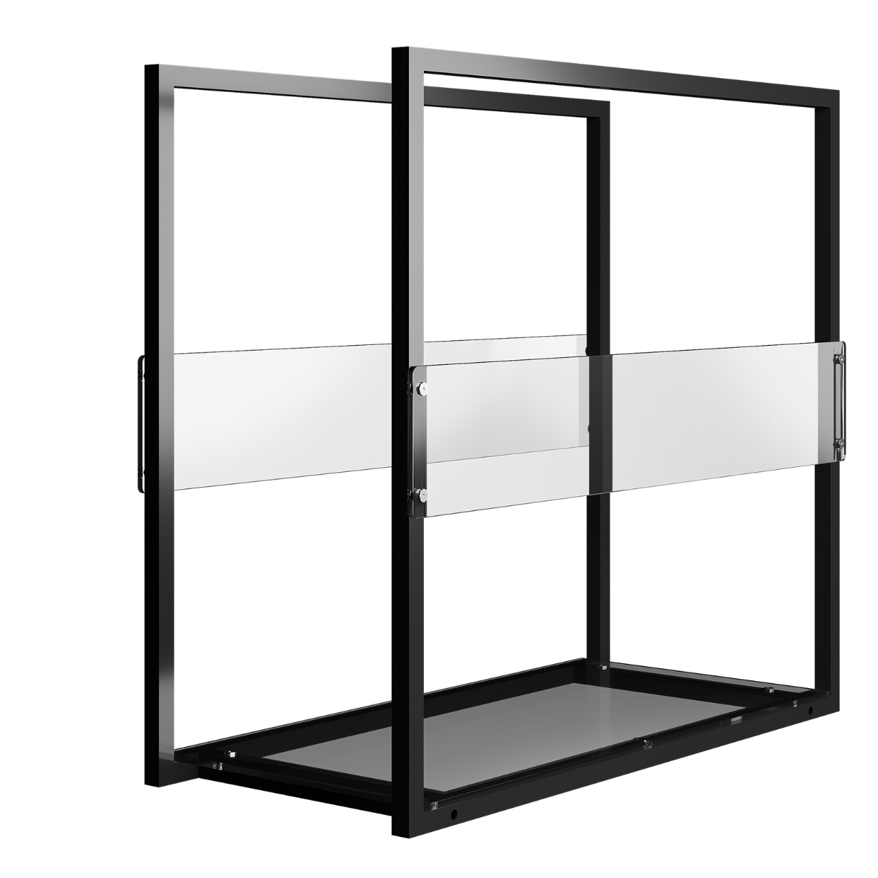 Полка для системного блока TEHNOTABLE увеличенная Черный (035-02-01)