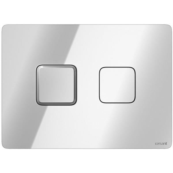 Кнопка смыва для инсталляции Cersanit Accento Square S97-057 Хром глянцевый