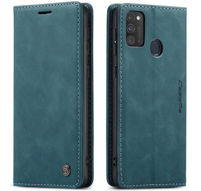 Чехол книжка с магнитом Samsung Galaxy M21 M215 CaseMe Sea Green (14225-56)