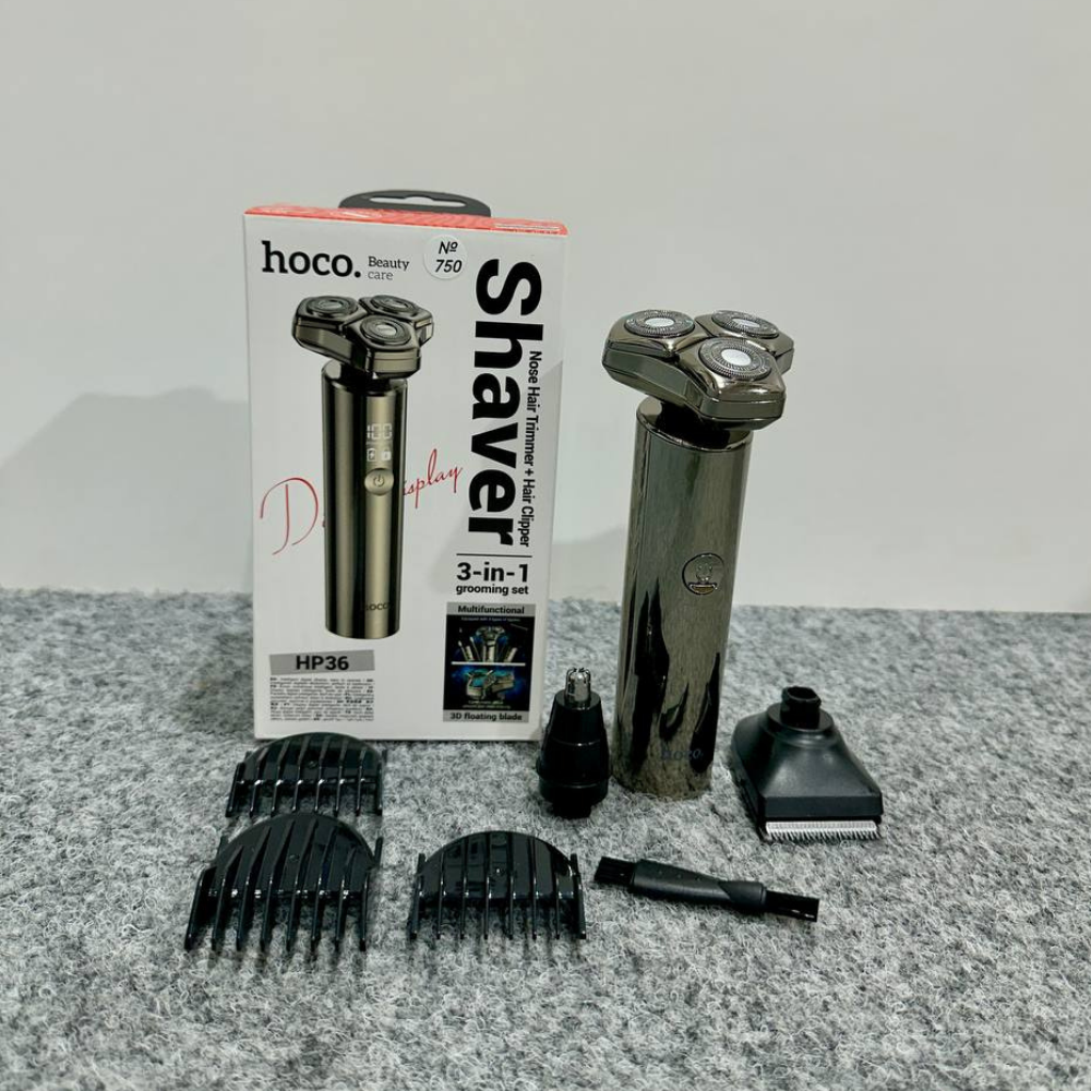 Електробритва-тример Hoco HP 3в1 на акумуляторі (HP36) - фото 11
