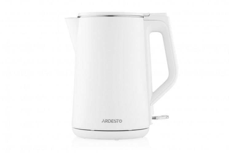 Электрочайник Ardesto EKL-X50 двойные стенки 1,5 л 2200 Вт Белый (2394131195)