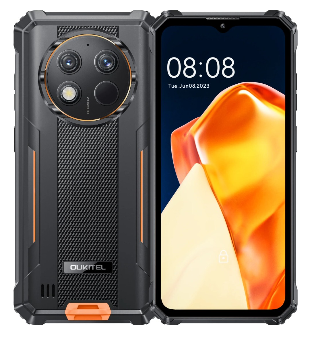 Смартфон защищен Oukitel G1 6/256Gb 10600 мАч NFC Orange (00384)