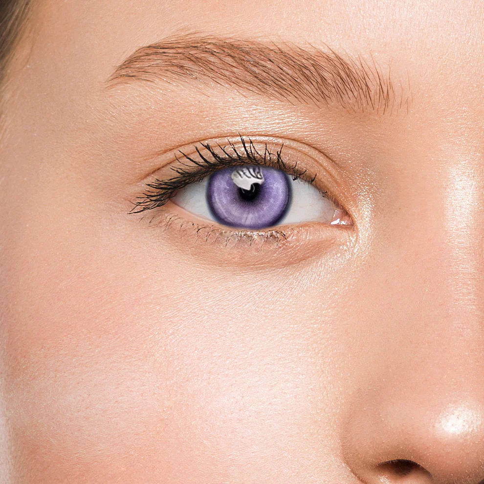 Контактные линзы фиолетовые Elite Lens Дрим Фиолет +0,00 14,5 мм 2 шт. Фиолетовый (25906550)