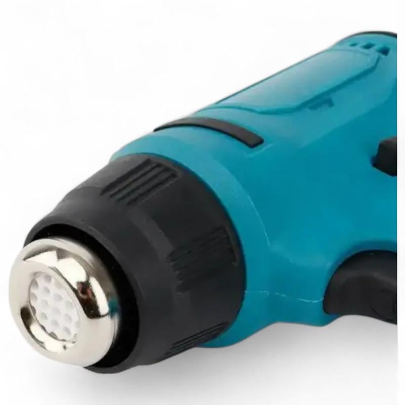 Фен будівельний акумуляторний у кейсі з 3 насадками/2 акумулятори 48 В - фото 2