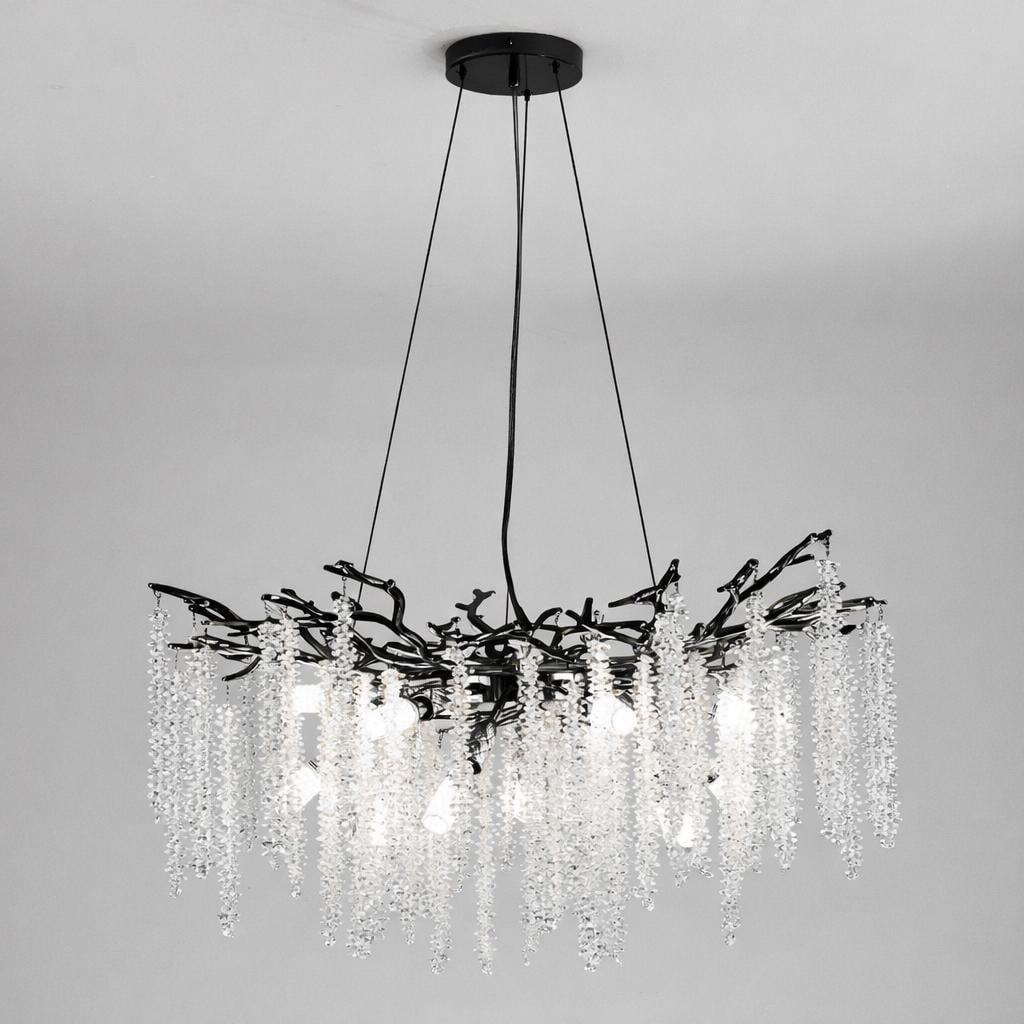 Люстра підвісна Luminaria EMMA 12xE14 R800 BLACK 220V IP20