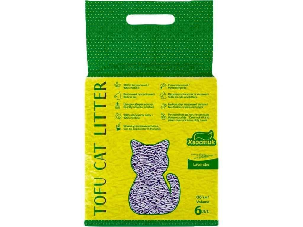 Наполнитель Хвостик TOFU Лавандовый 6 л (986469) Наполнитель Хвостик TOFU Лавандовый 6 л (986469)