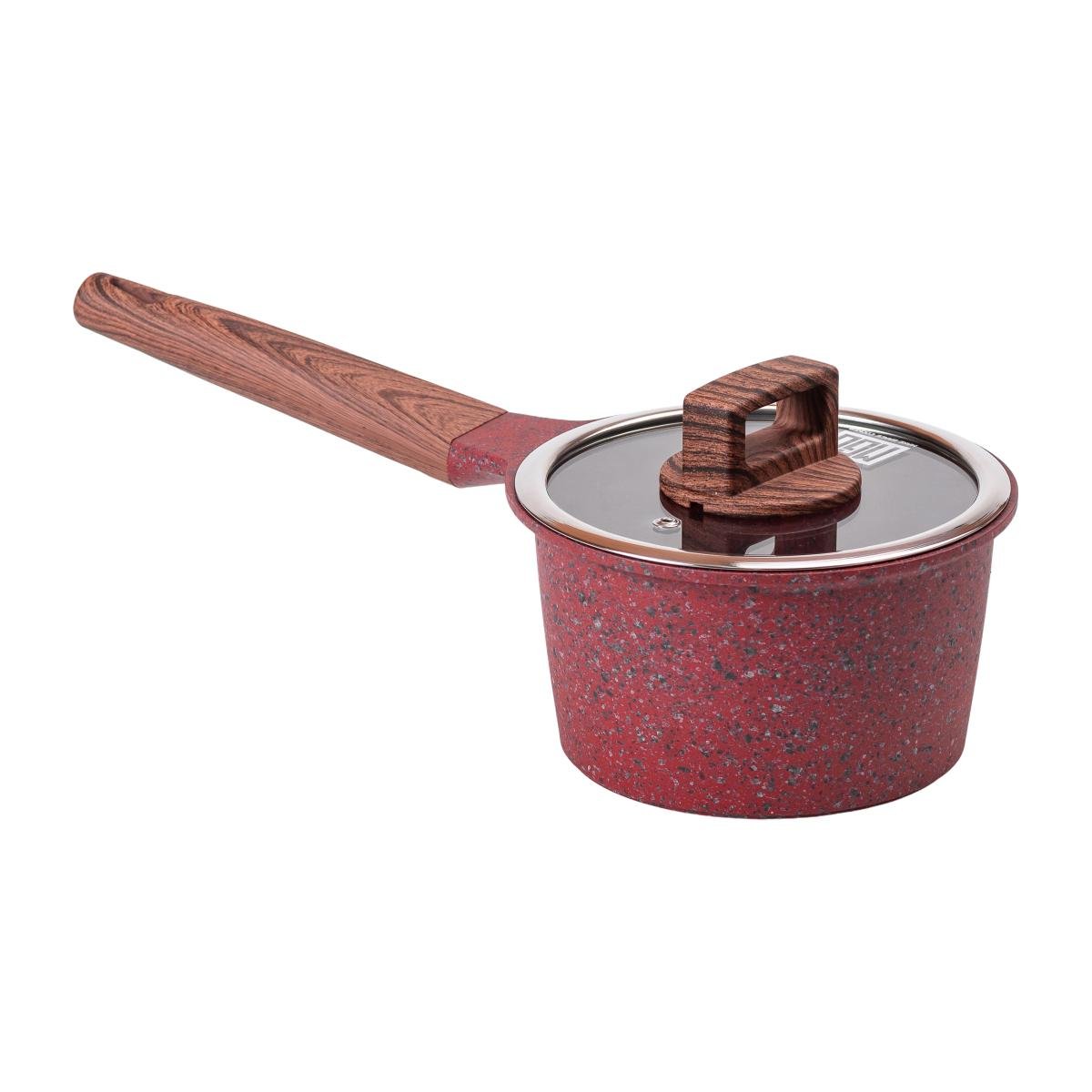 Ковш сотейник алюминиевый MGC с антипригарным покрытием 1,6 л Красный