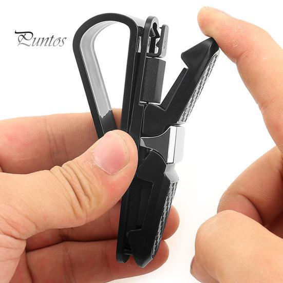 Клипса-держатель для очков в машину двойная Черный (2727633741) - фото 7