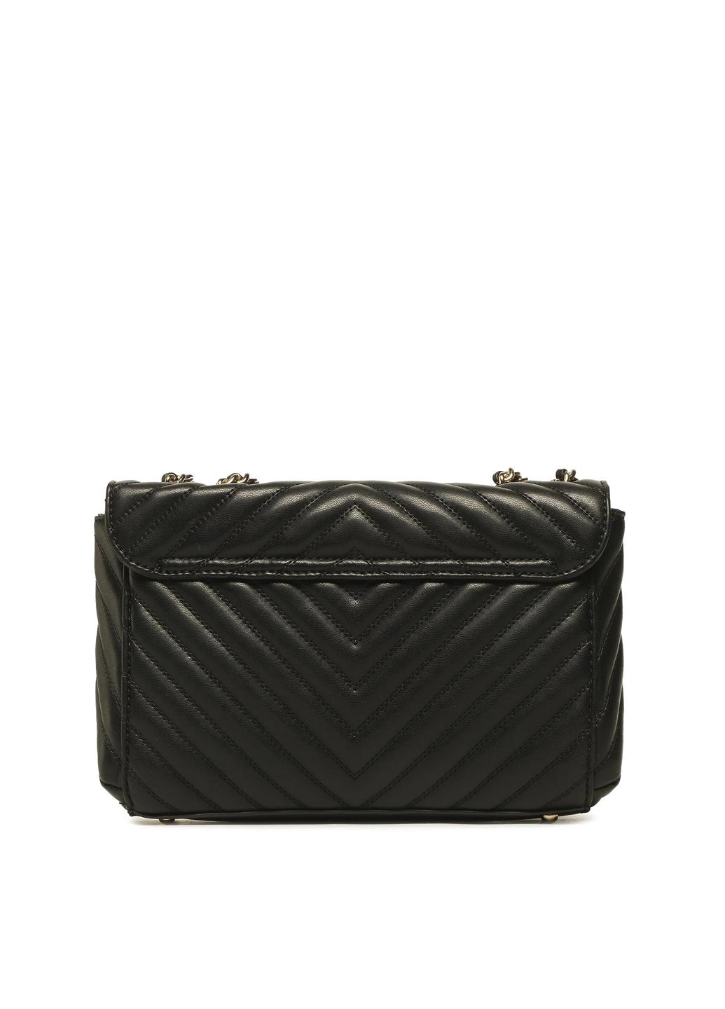 Сумка кросс боди женская из эко кожи Guess KEILLAH CONVERTIBLE XBODY FLAP HWQG8690210-BLA Черный - фото 2