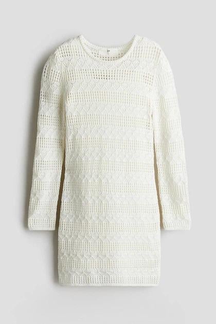 Платье H&M 1260507 146-152 см Белый