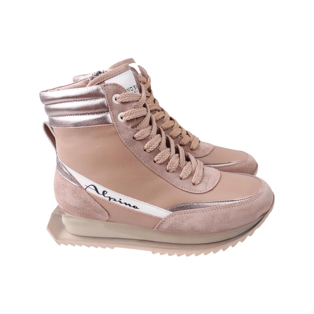 Ботинки женские Alpino натуральная кожа р. 37 Бежевый (322-22ZHS)