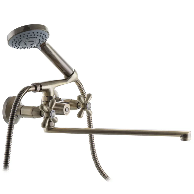 Смеситель для ванны Haiba Dominox 140 Бронзовый (HB0062)