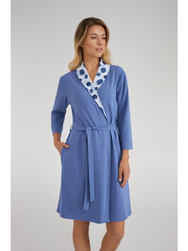 Халат домашний женский Ellen L Cиний (LGK 200/14/01)