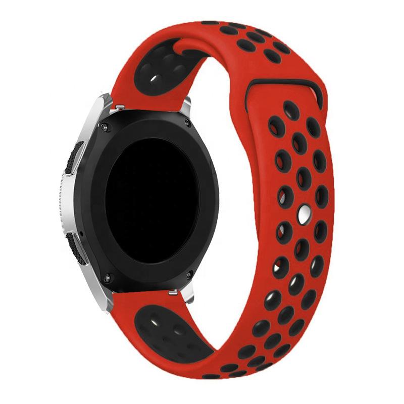 Ремінець Vents Style Becover для Samsung Galaxy Watch 46 мм/Watch 3 45 мм/Gear S3 Classic/Gear S3 Frontier Red/Black (705790) - фото 2