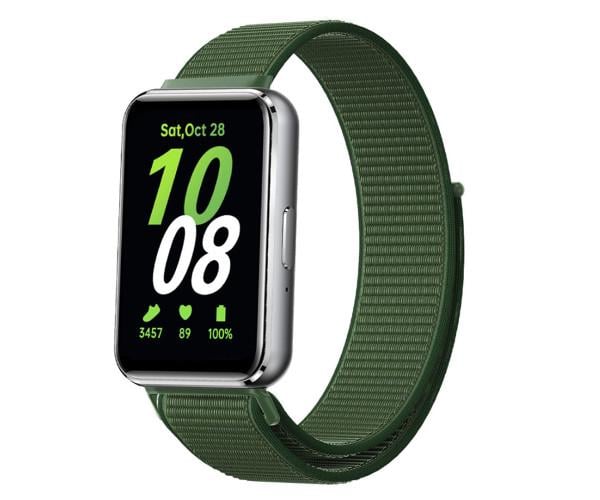 Ремешок Epik Nylon для смарт-часов Samsung Galaxy Fit3 Зеленый (49705)