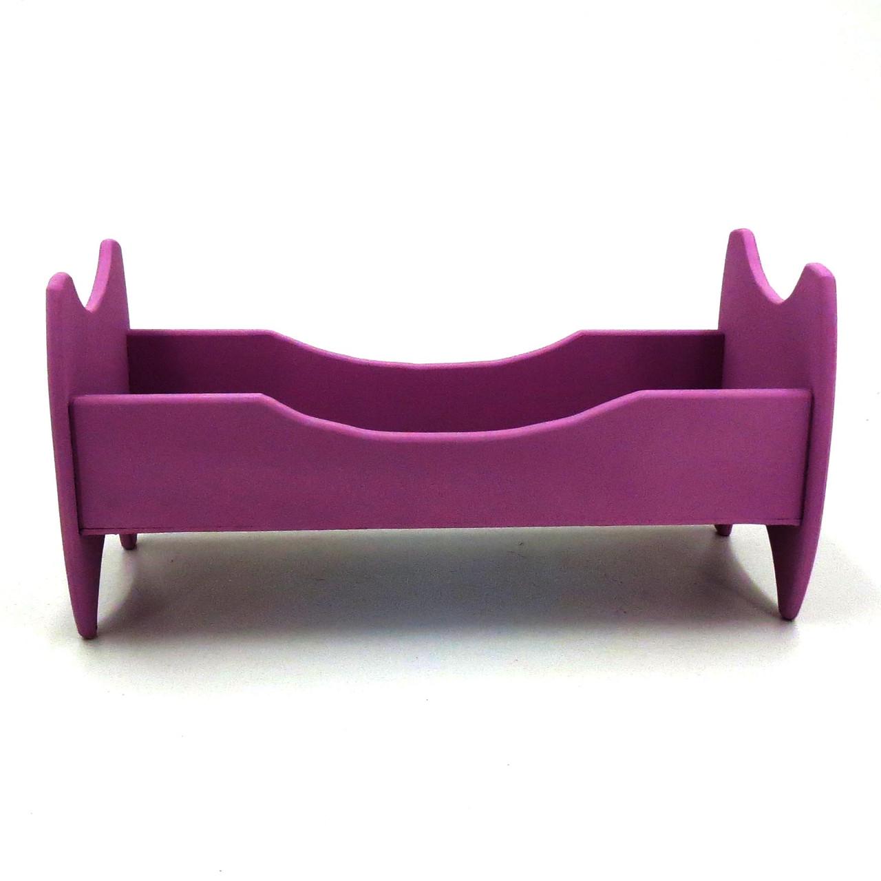 Кровать для кукол из дерева Жасмин Флокс (КРТ-000755) - фото 8