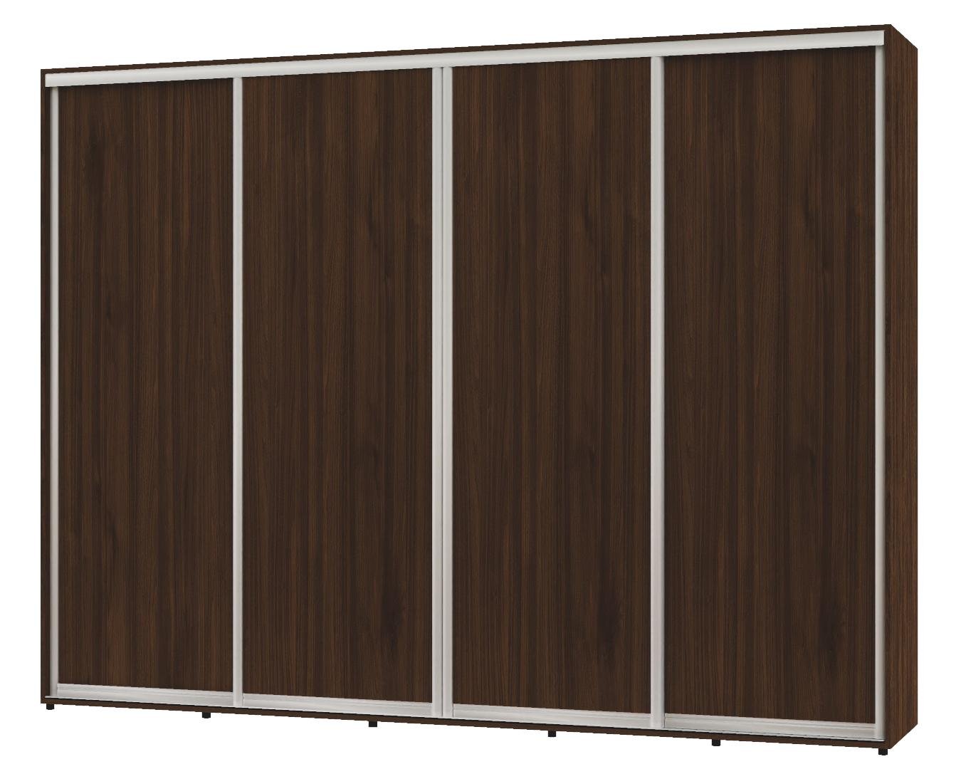 Шкаф-купе четырехдверный Алекса ДСП 360х45х230 см Орех селект каменный (55861) - фото 1 Шкаф-купе четырехдверный Алекса ДСП 360х45х230 см Орех селект каменный (55861) - фото 1