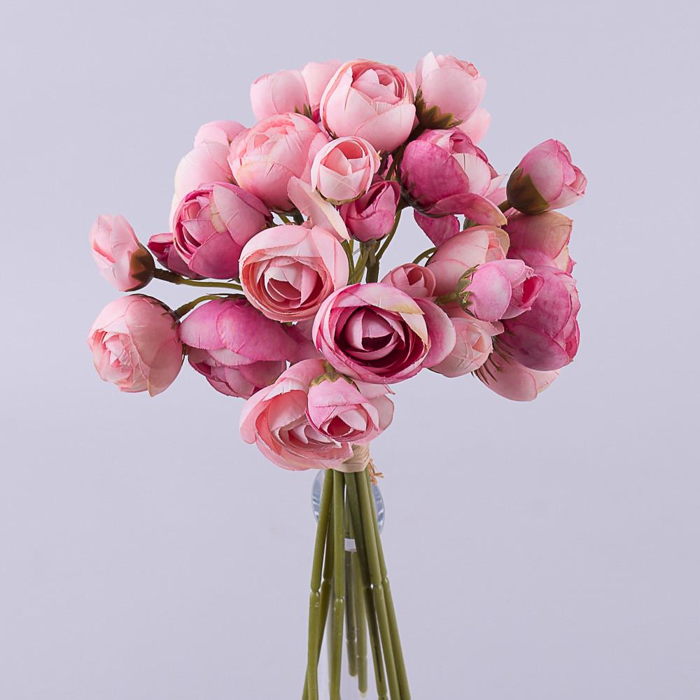 Искусственные цветы Букет ранункулюсов премиум свадебный (1818-1)