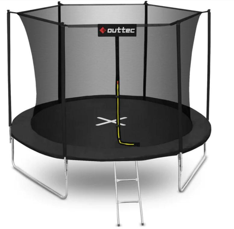 Батут із внутрішньою сіткою Outtec Inside Net 10 футів 305 см Чорний (V312182) Батут із внутрішньою сіткою Outtec Inside Net 10 футів 305 см Чорний (V312182)