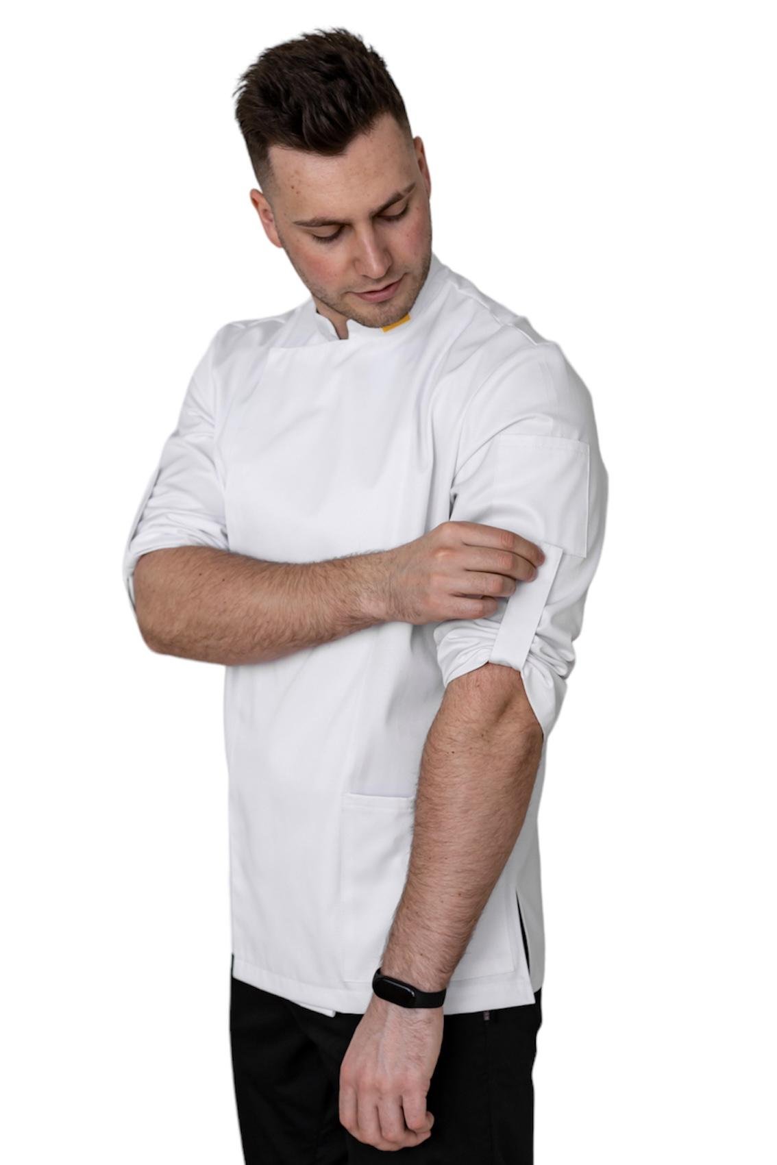 Кітель кухарський чоловічий Lux Form р. 54 White (4414) - фото 2 Кітель кухарський чоловічий Lux Form р. 54 White (4414) - фото 2