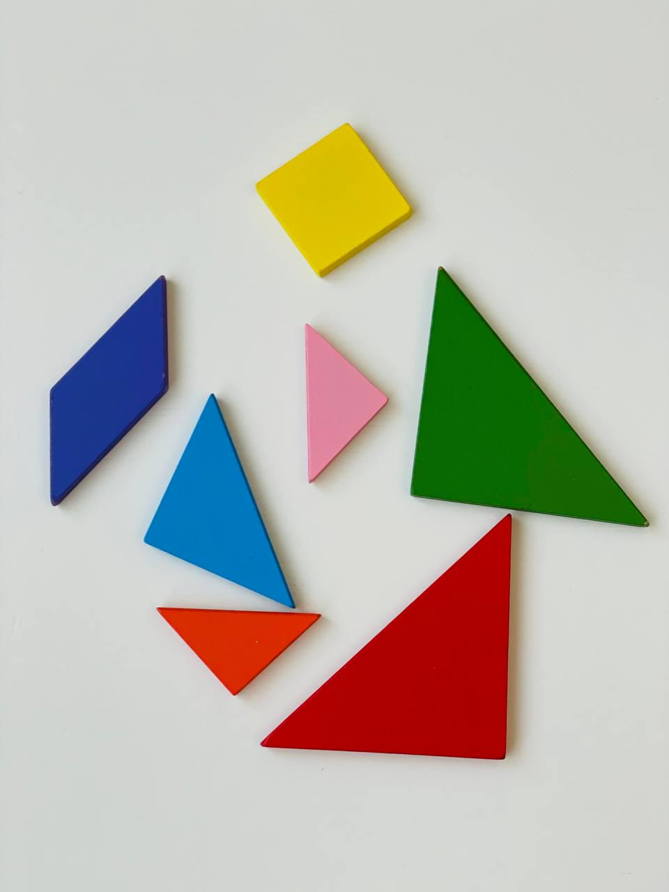 Мозаика деревянная Танграм 16х16 см - фото 4 Мозаика деревянная Танграм 16х16 см - фото 4