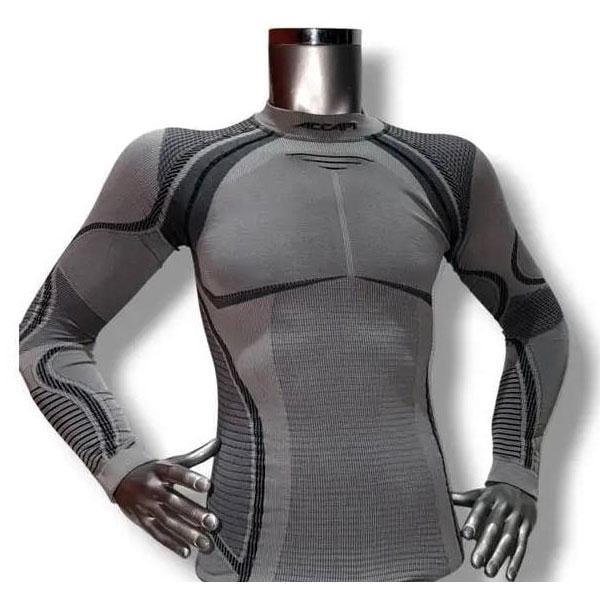 Термофутболка мужская с длинным рукавом Accapi Ergoracing M/L Grey/Black