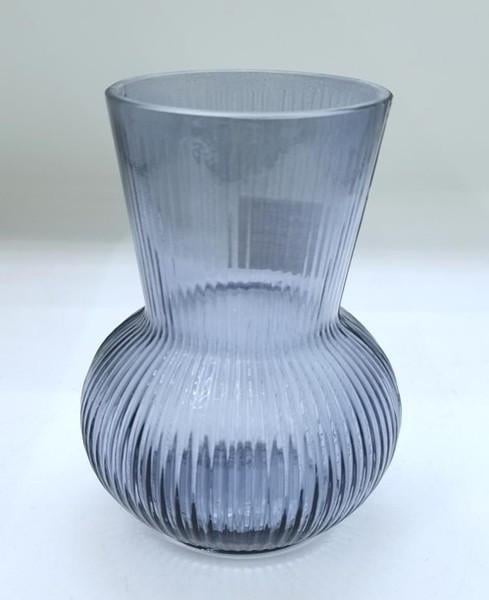 Ваза стеклянная Viva MONO 17 см Серый (6841681)