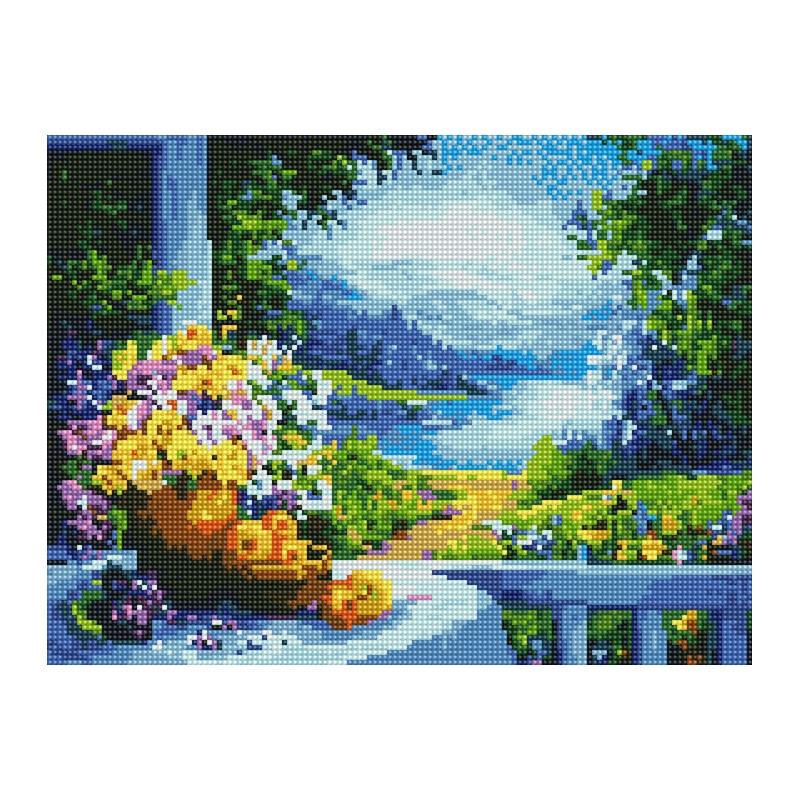 Алмазная мозаика Rainbow Art Букет на столе 40х30 см (EJ1368)