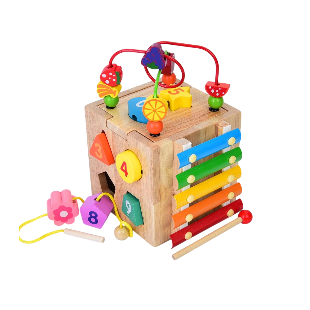 Дерев'яна іграшка Limo Toy Центр розвиваючий (MD 0821)