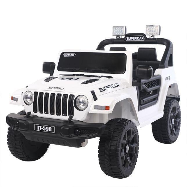 Детский автомобиль Jeep LT Off Road 4x4 аккумуляторный со световыми и звуковыми эффектами Белый Детский автомобиль Jeep LT Off Road 4x4 аккумуляторный со световыми и звуковыми эффектами Белый