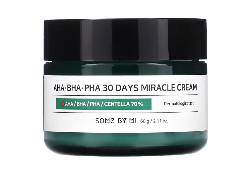 Крем для лица Some By Mi Aha-Bha-Pha 30 Days Miracle Cream с кислотами 60г (1406)