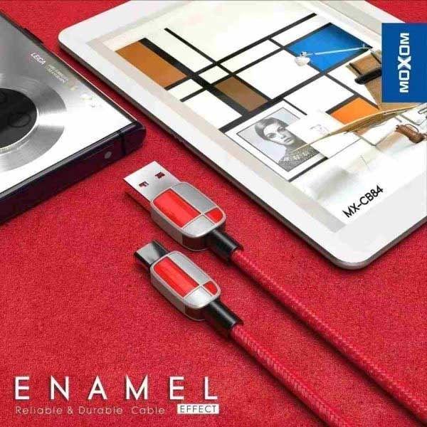 Кабель интерфейсный Moxom MX-CB84 micro USB 3A 1 м Red (37011) - фото 3