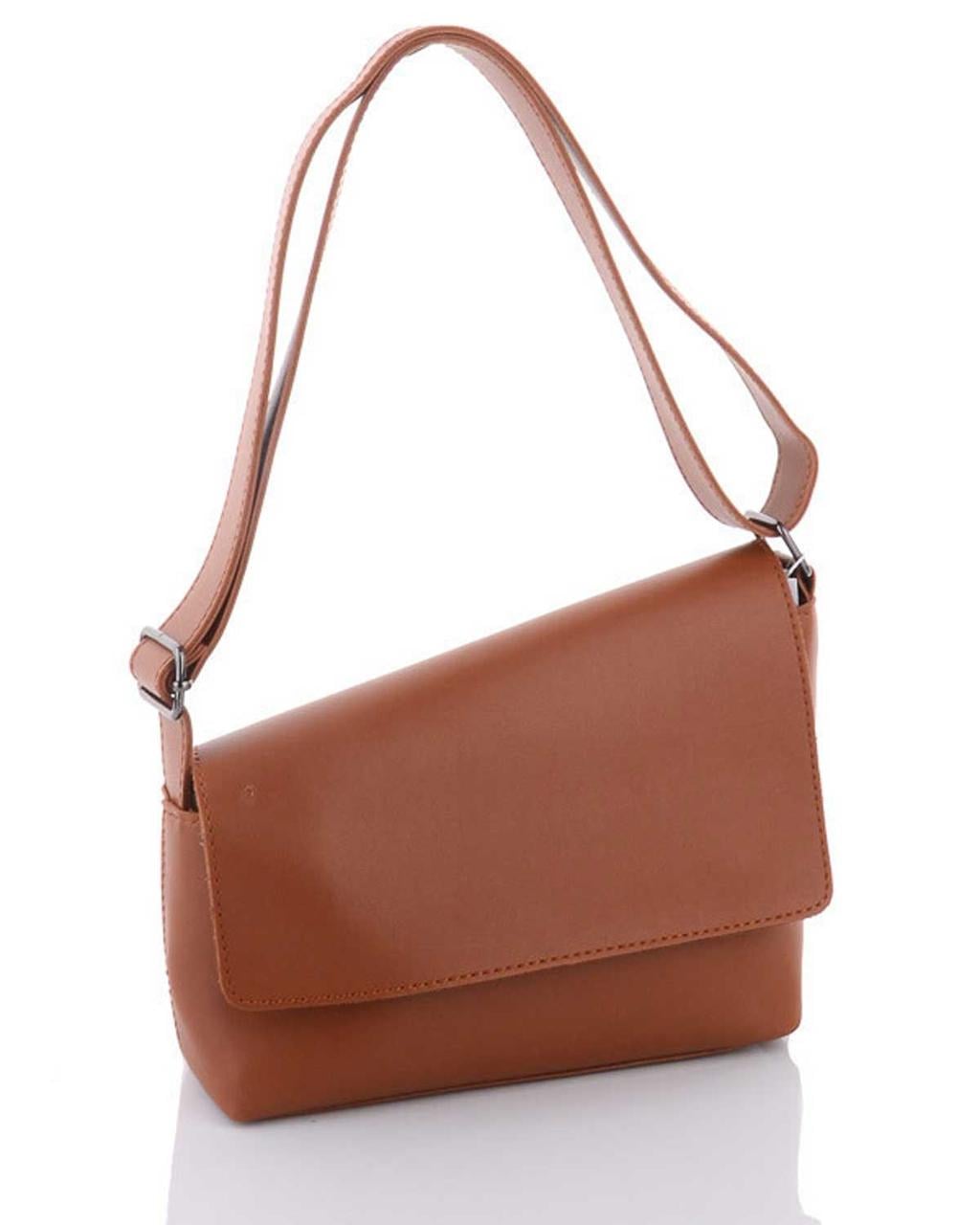 Женская сумка Welassie Трина из экокожи на одно отделение Рыжий (68702)