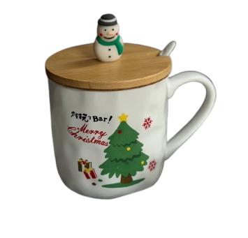 Чашка новорічна Olens 102-1086 Новорічна братва з бамбуковою кришкою та ложкою 380 мл (2785779868) - фото 1 Чашка новорічна Olens 102-1086 Новорічна братва з бамбуковою кришкою та ложкою 380 мл (2785779868) - фото 1