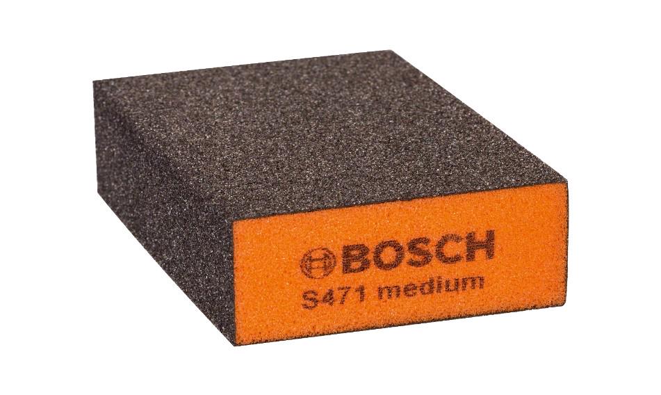 ᐉ Губка шлифовальная Bosch P60-P80 4-сторонняя 69х97х26 мм (21144 ...