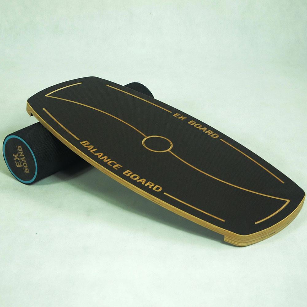 Балансборд Ex-board Black черный валик 13 см в резине (EX80) - фото 3 Балансборд Ex-board Black черный валик 13 см в резине (EX80) - фото 3