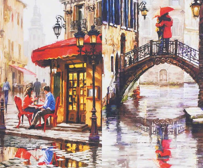 Картина за номерами TK Group 32196 30 Міська романтика 40х30 см (121777)