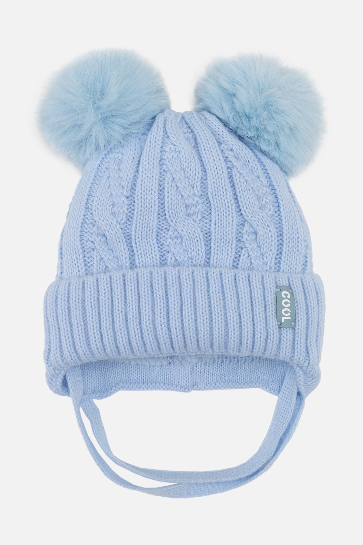 Шапка для мальчика 40-42 см Голубой (ЦБ-00263327)