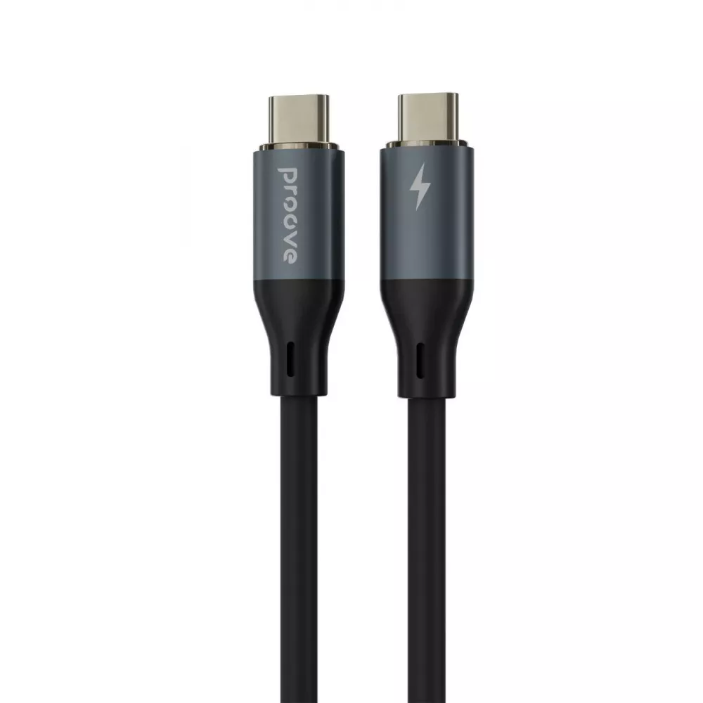 Кабель Proove PowerFull Type-C to Type-C 100W 1 м Black