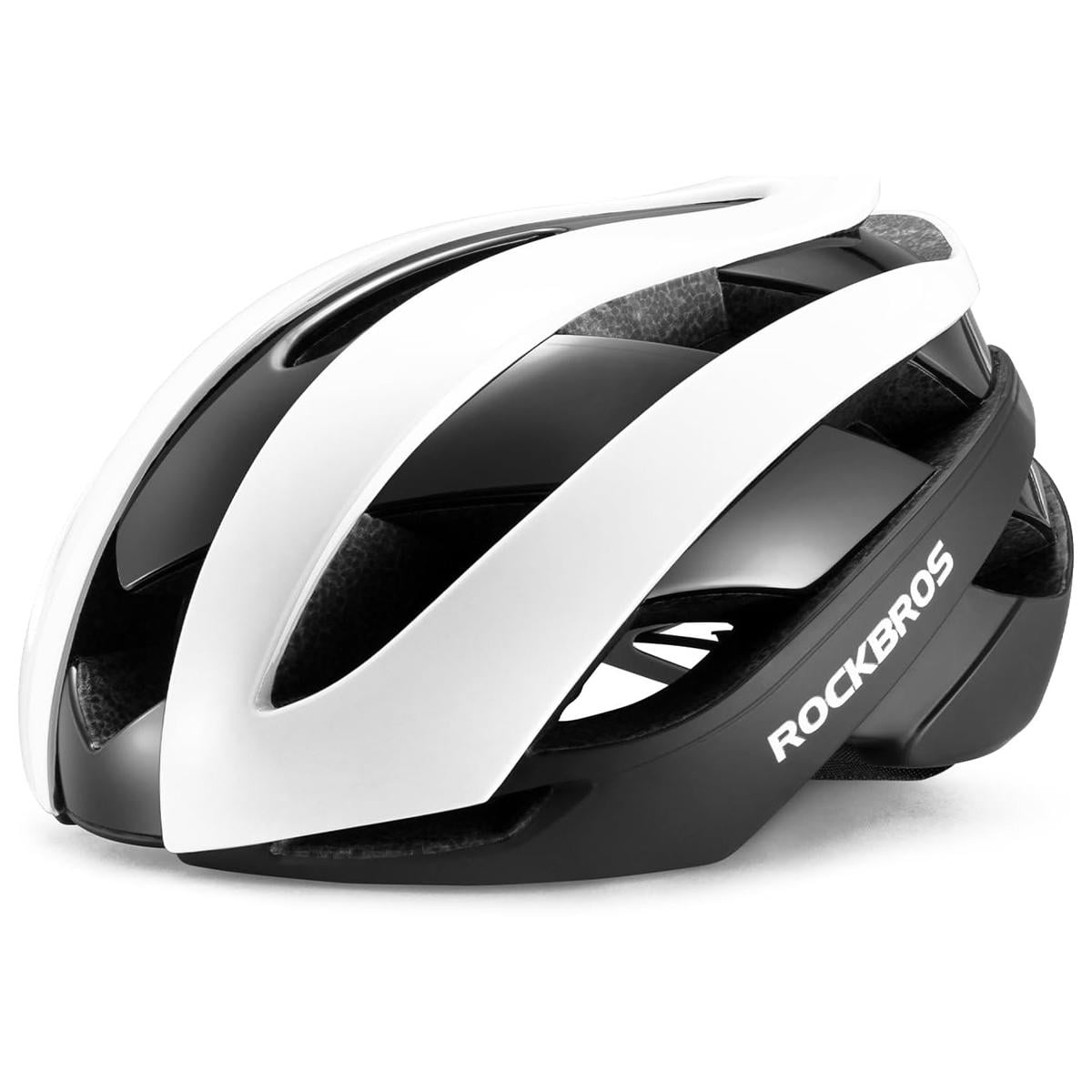 Спортивный шлем ROCKBROS TT-TT In-Mold 55-61 см Черный с белым (RB-TT-TT-4724)