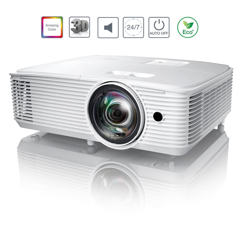 Проектор короткофокусный Optoma W309ST /WXGA/3800Lm/25000:1/10W/(tf3182) - фото 2