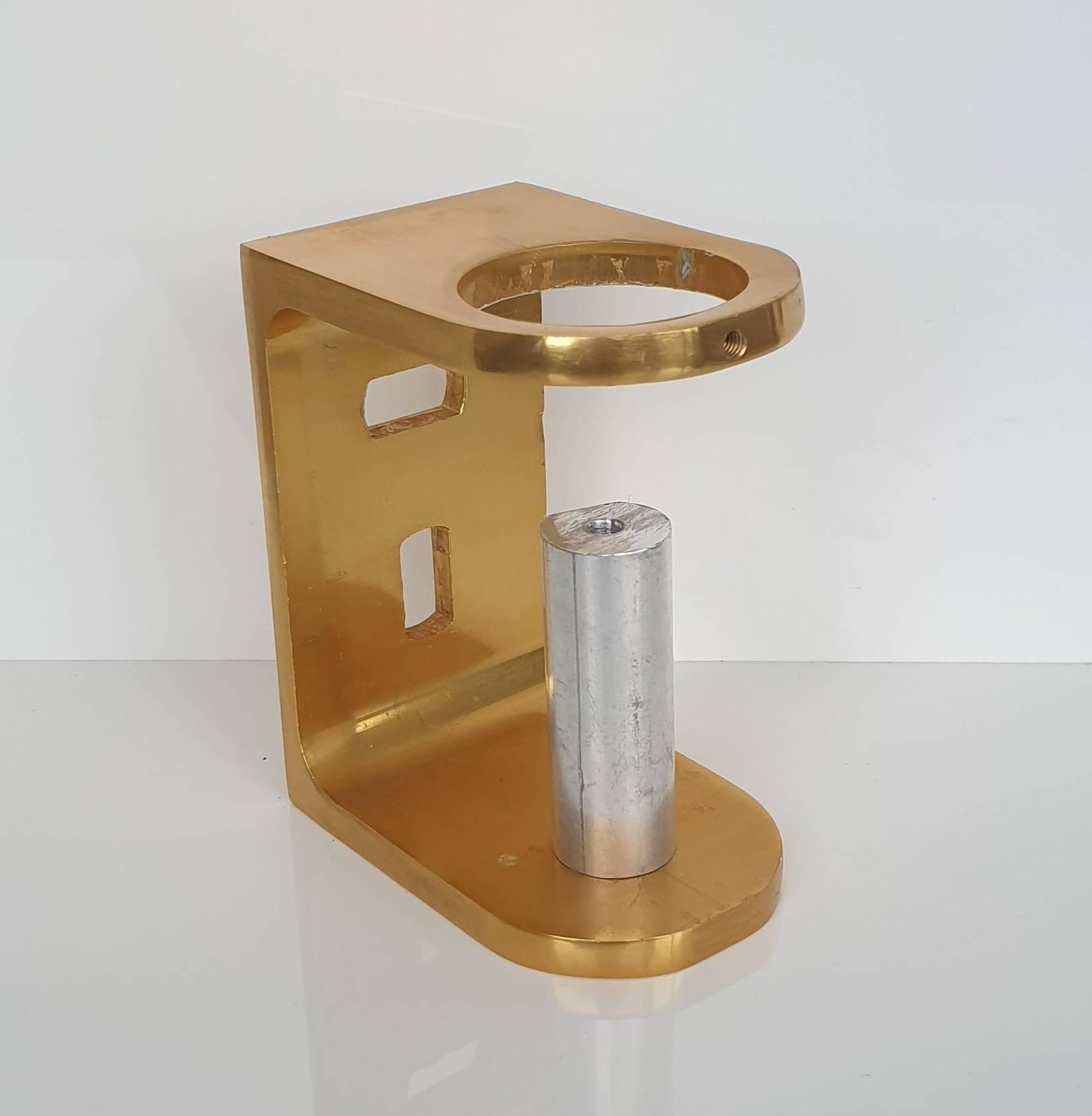 ᐉ Боковое крепление стойки система круг для алюминиевых перил Ø 40 мм ...