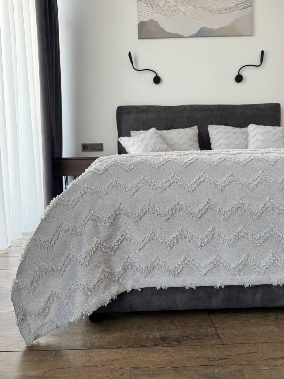 Покрывало Хельга 200x250 см Серый (20774-8-200x250cm) - фото 1
