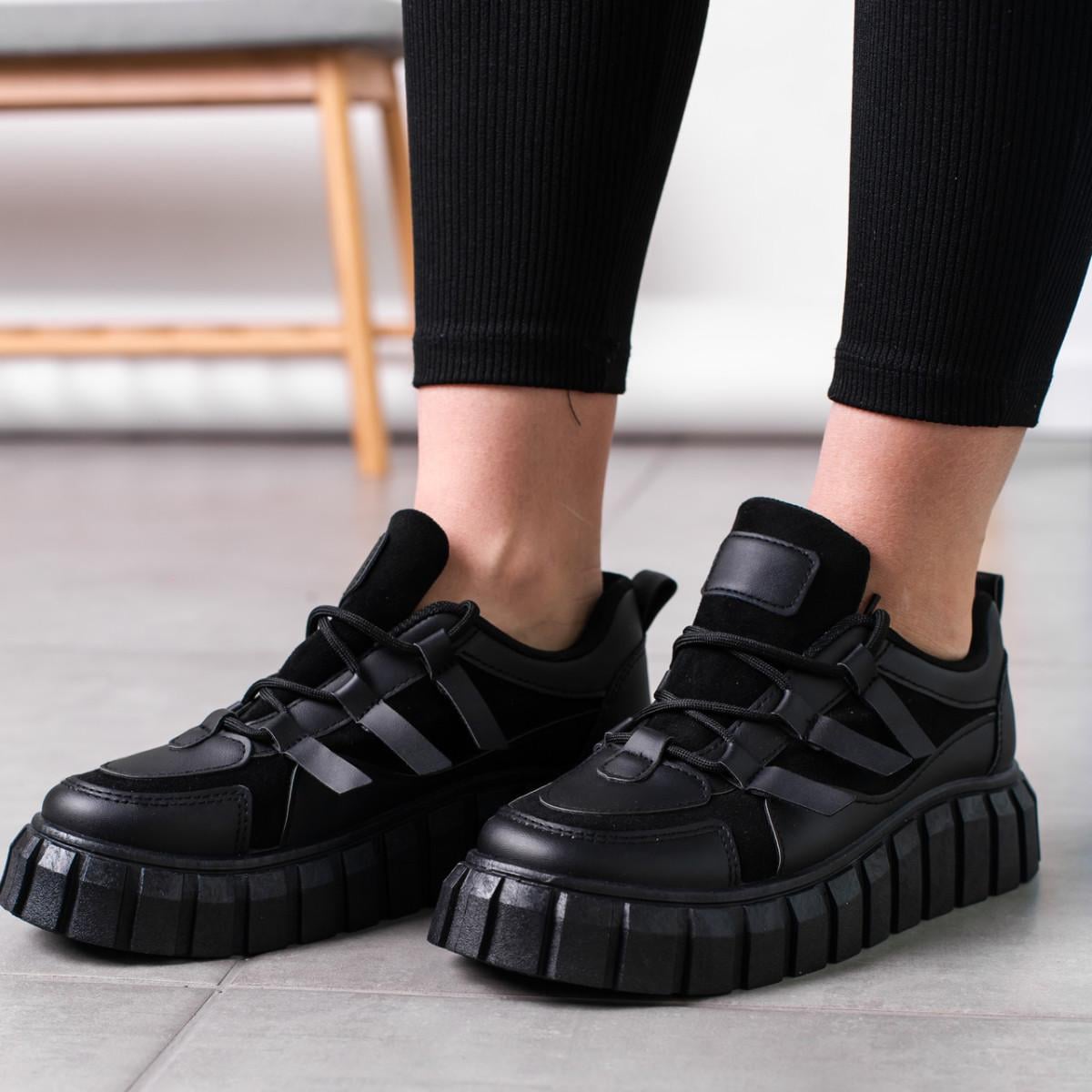 Кроссовки женские Fashion р. 41 25,5 см Черный (3545)