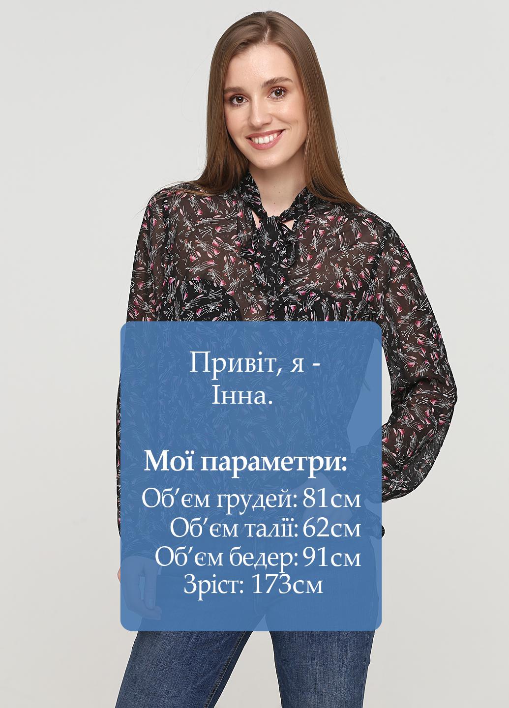 Блузка Comma By S.Oliver р. 36 Чорний (2000000901893) - фото 5