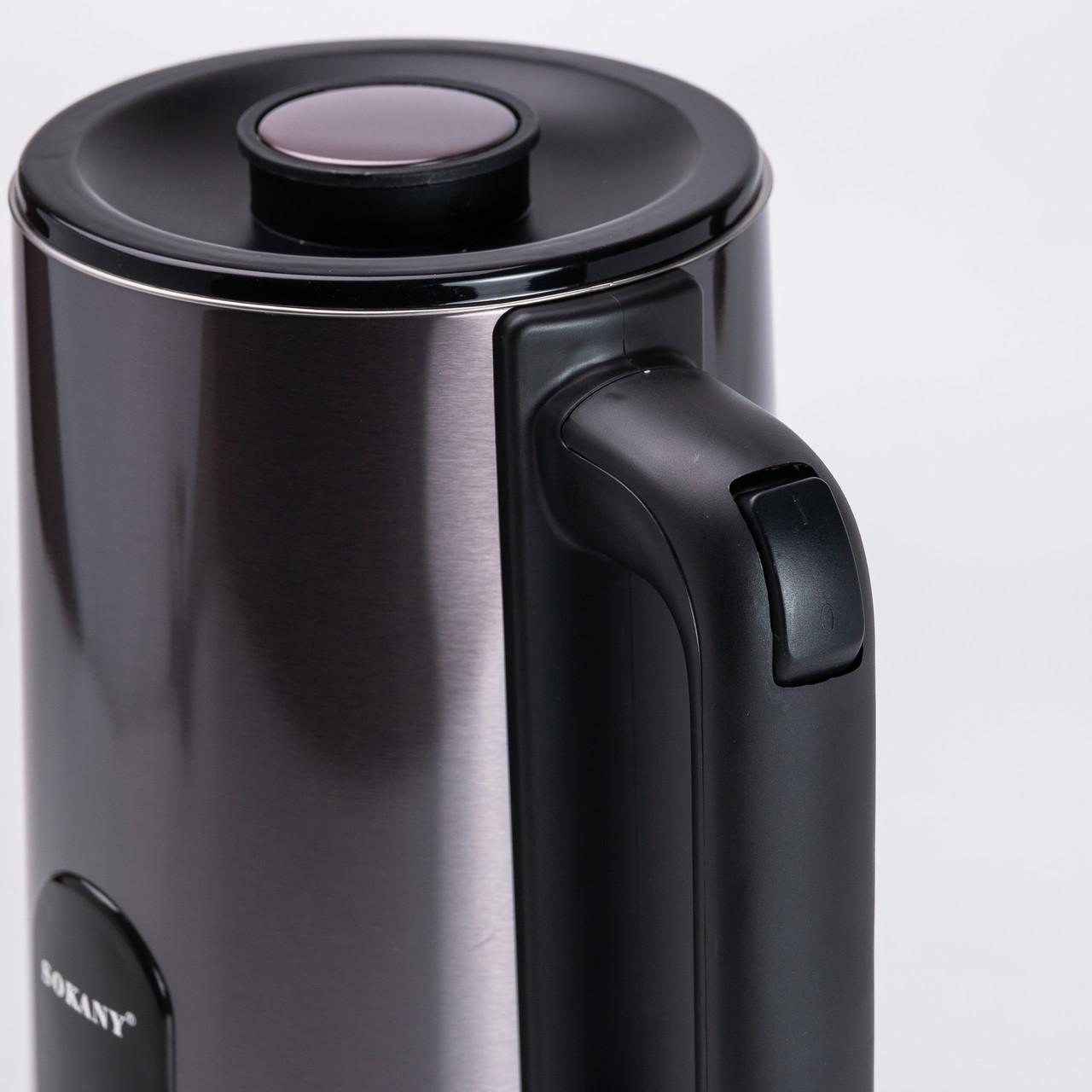 Чайник електричний Sokany SK-09019G 3 л Сірий (4926) - фото 13 Чайник електричний Sokany SK-09019G 3 л Сірий (4926) - фото 13