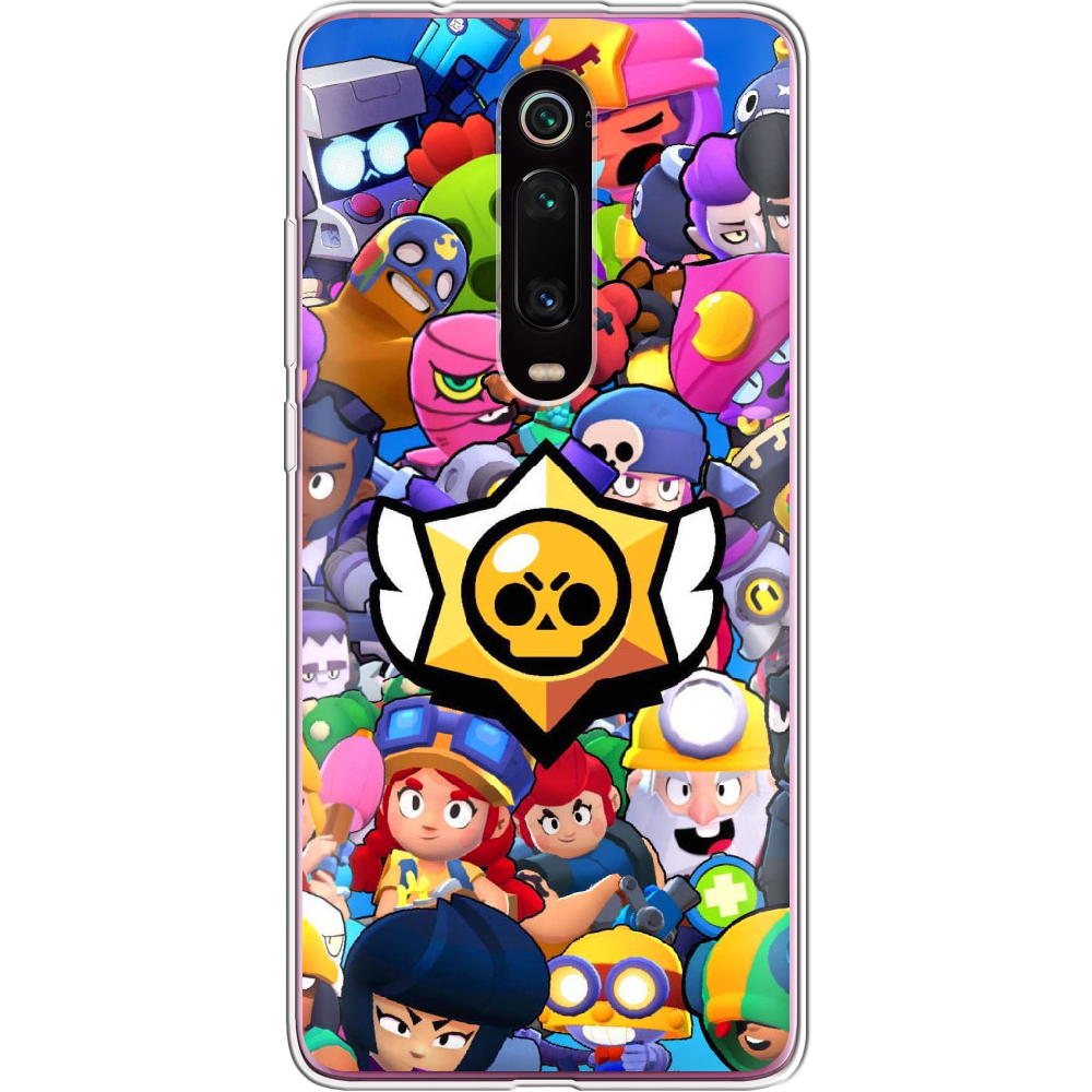 Чехол BoxFace Xiaomi Mi 9T / Mi 9T Pro Brawl Stars Прозрачный силикон (37376-up2389-37376)
